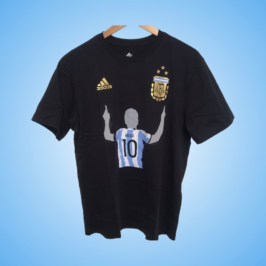 Argentina 2022 World Cup Winners T-Shirt (Messi #10)