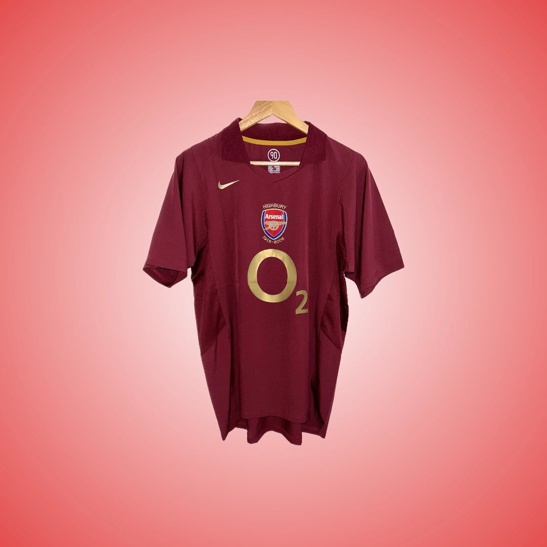 Arsenal 2005/06 Highbury Commemoration Home Shirt