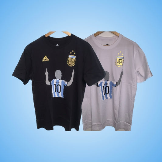 Argentina 2022 World Cup Winners T-Shirt (Messi #10)