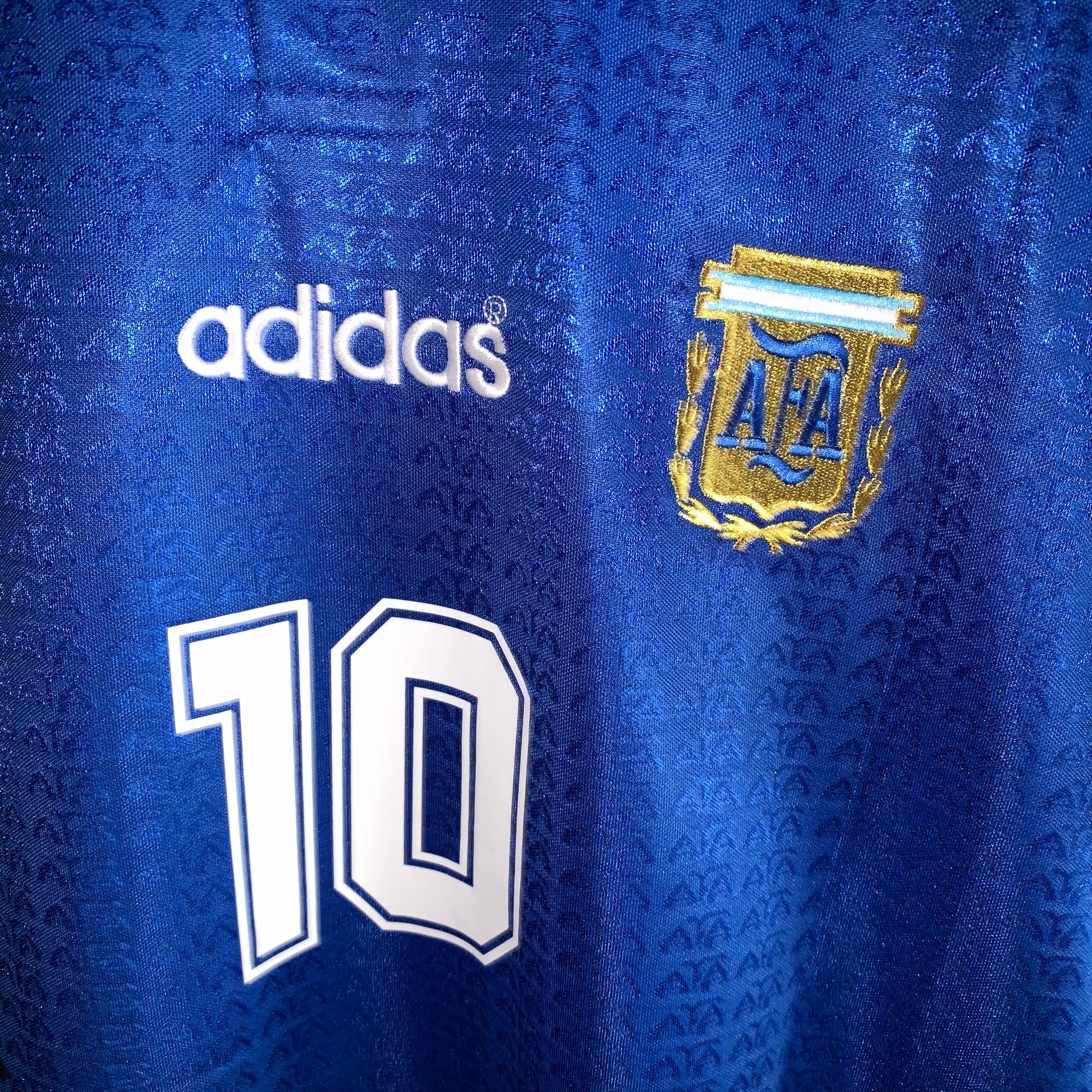 Maradona Argentina Adidas 1994 WORLD CUP Home Jersey Shirt